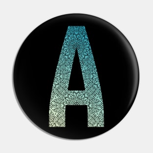 Alphabet Mandala - Customizable Pin