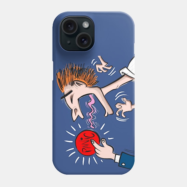 Panic by Screaming Phone Case by Dani Vittz