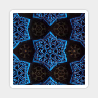 Abstract Ornamental Pattern in Dark Colors Magnet