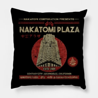 Nakatomi Plaza Christmas Party 1988 Vintage ( Crack ) Pillow