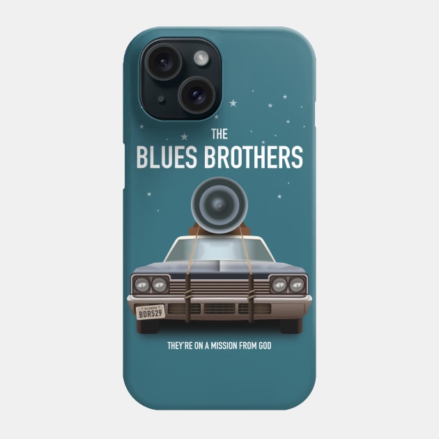 The Blues Brothers - Alternative Movie Poster Phone Case by MoviePosterBoy