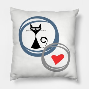 Love CAT, Cat lover, pet lover, My cat Pillow