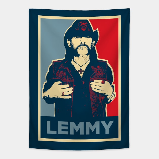 Lemmy Tapestry by TEEVEETEES