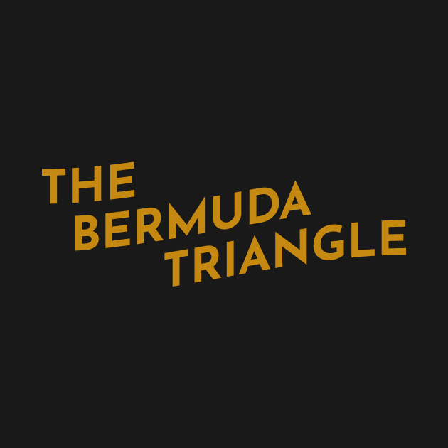 Bermuda Triangle Typography by calebfaires