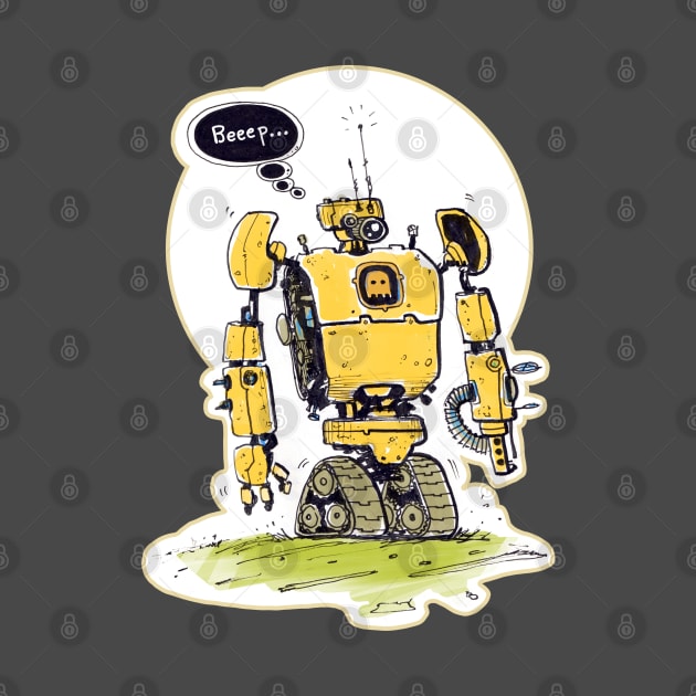 robot beep by INKSPACE