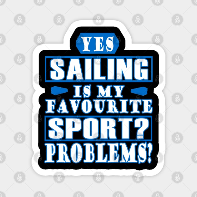 Boys Sailboat Sailing Captain Sailing Sailing Magnet by FindYourFavouriteDesign