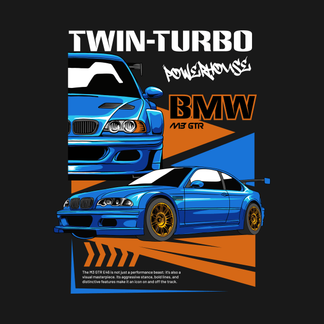 Twin-Turbo GTR E46 by Harrisaputra