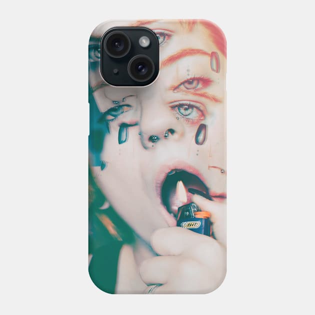 Multiple personalities 2 Phone Case by Melodramalex