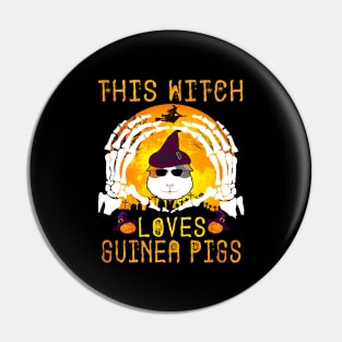 This Witch Loves Guinea Pigs Halloween (125) Pin