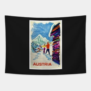 Austria, Ski Poster Tapestry