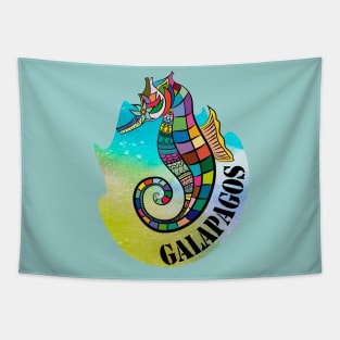 Hipocampo de Galapagos en colores Tapestry