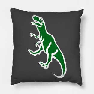 Dinosaur Linocut Pillow