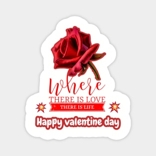 Happy valentine day Magnet