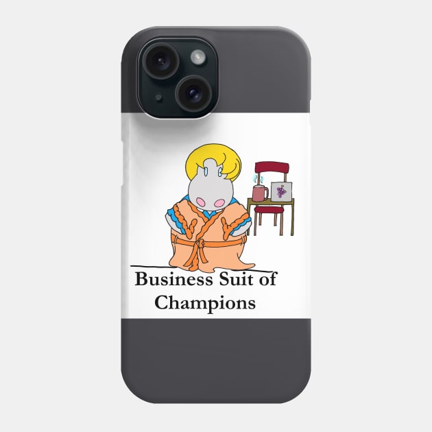 power suit mom Phone Case by Little but Mighty