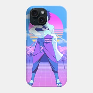 Sasuke vaporwave Phone Case