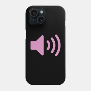 Volume button - pink Phone Case