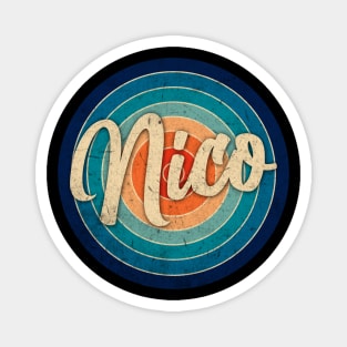 Personalized Name Nico Classic Styles Birthday Anime Magnet