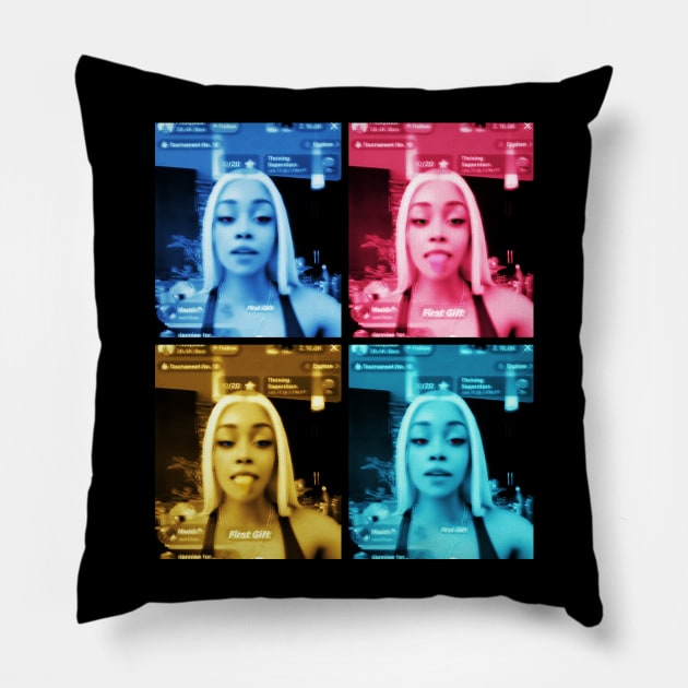 Yes Yes Yes | Strong woman | Ice Cream So Good | Gang gang | Back to School | College shirt | Dorm decor | TikTok Pinkydoll Warhol Multiple NPC Pillow by TikTokShop