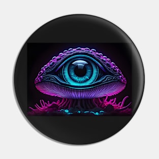 Purple gaze Pin