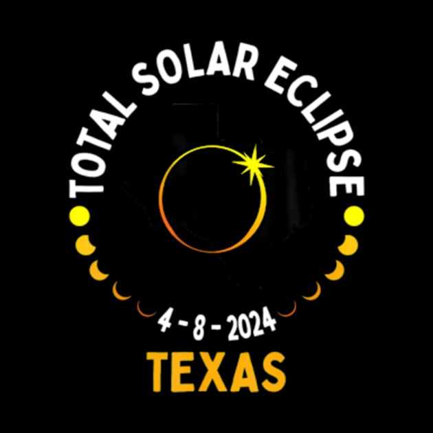 America Totality 04 08 24 Total Solar Eclipse 2024 Texas by Diana-Arts-C