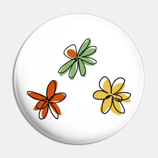 green flowers Pin