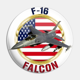 F-16 Fighting Falcon USA Pin