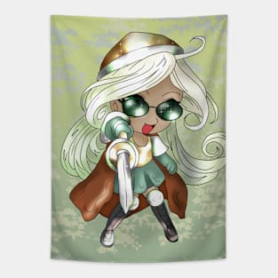 chibi dnd paladin Tapestry