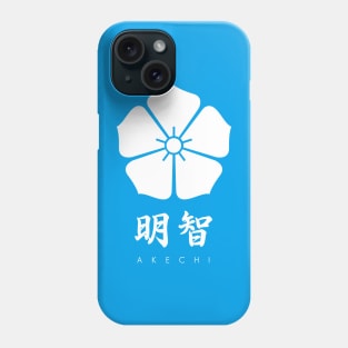 Akechi Clan kamon with text Phone Case