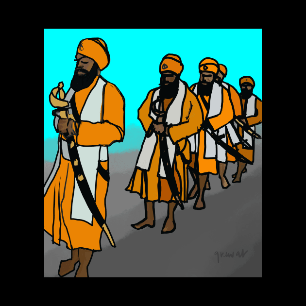 Baisakhi Panj Pyare by sukhpalgrewal