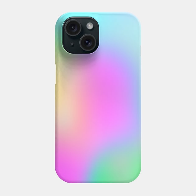 Rainbow Colors Abstract Blurry Gradient Ombre Soft Tie Dye Look Phone Case by anijnas