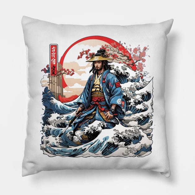 Samurai Pillow by Kayano