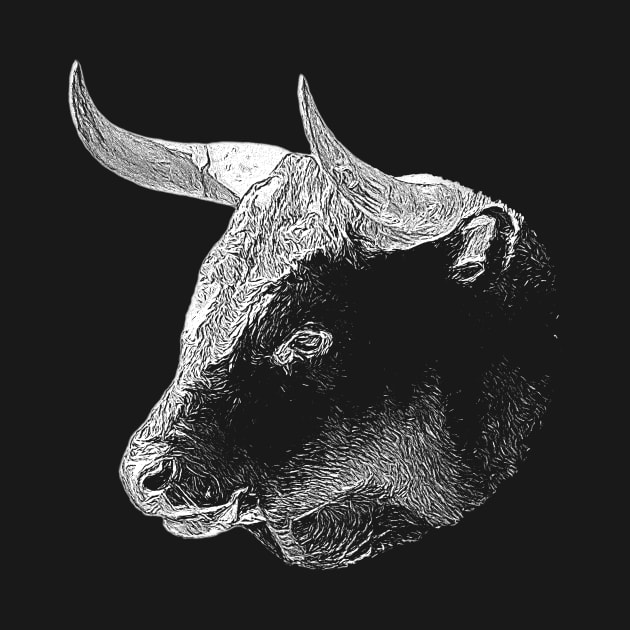 Bull head by Guardi