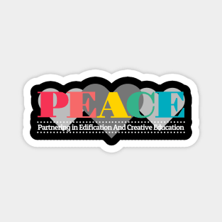 PEACE Homeschool Co-op T-Shirt Magnet