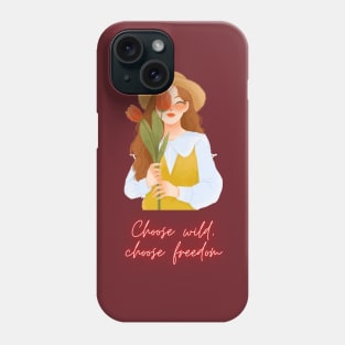 Flower, Girl Phone Case