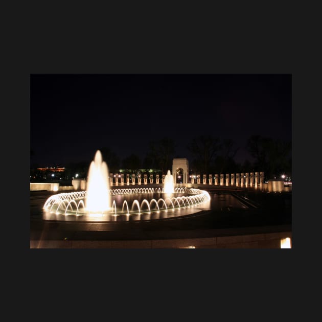 WWII Memorial - Washington, D.C. by searchlight