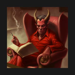 Satan Having A Smoke T-Shirt