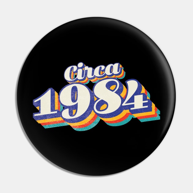 1984 Birthday Pin by Vin Zzep