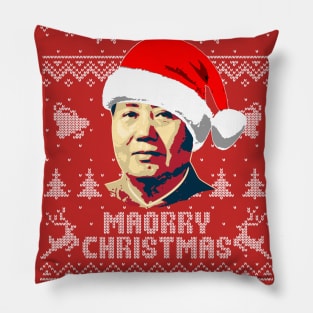 Mao Maorry Christmas Pillow
