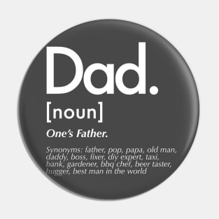 Dad Definition Father's Day Gifts Pin