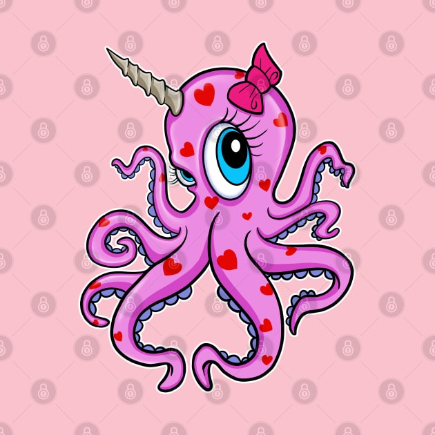 Cute Unicorn Octopus by Space Truck
