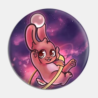 Space rabbit Pin