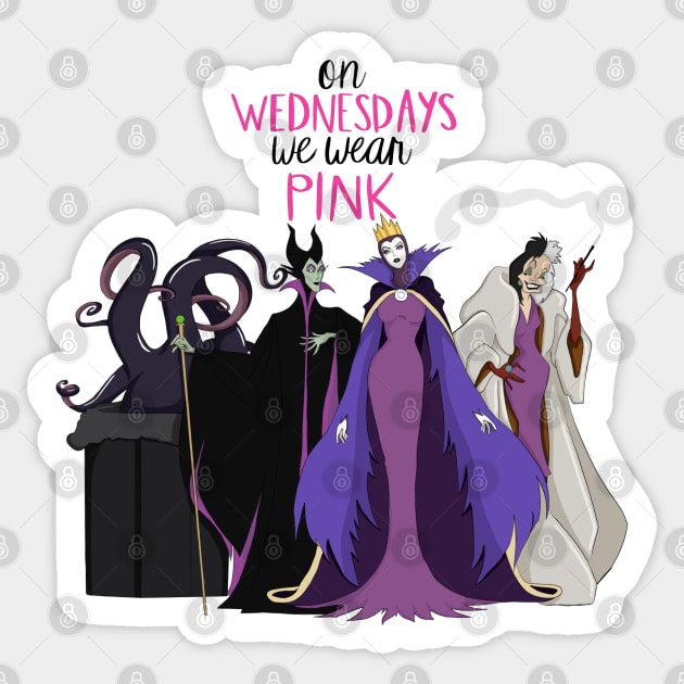 On Wednesdays we wear pink - Mean Girls - Sticker