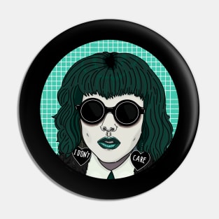 Goths don't care Pin