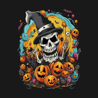 Halloween Magic Skeleton T-Shirt