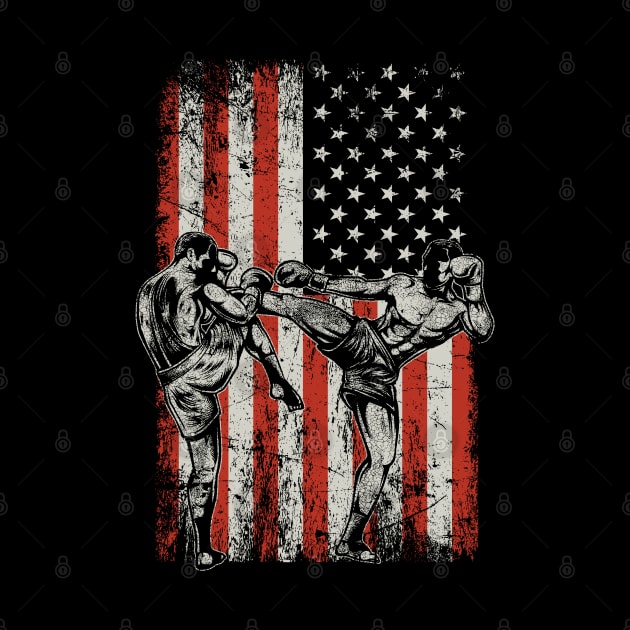 USA Flag MMA Mixed Martial Arts by ryanjaycruz