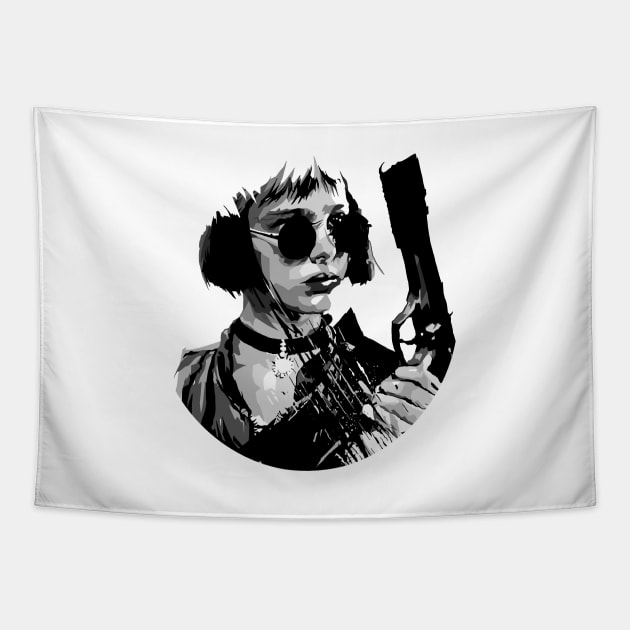 Mathilda Lando Leon Tapestry by LuisCaceres