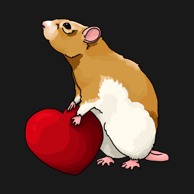 Valentine's Day Rat by HighFives555