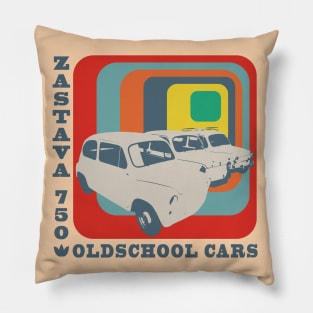 Mid Century Modern Classic Cars Pillow