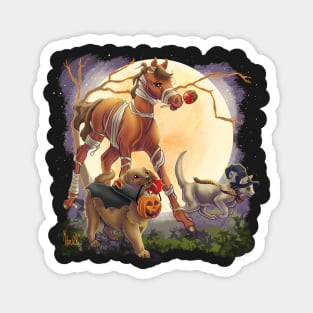 Happy Halloween Animals Magnet