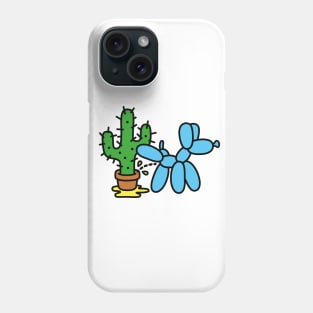 Balloon dog and cactus Balloon artist Balloon animal twister Phone Case